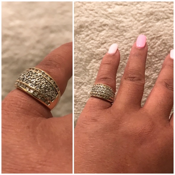 👑✅PRICE FIRM✅ Genuine 14k Gold Natural Diamond Ring - Picture 5 of 10